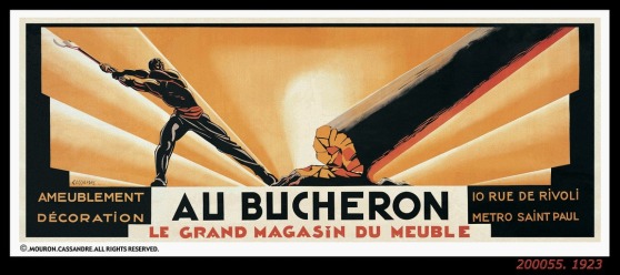 Au Bucheron, A.M. Cassandre, 1923