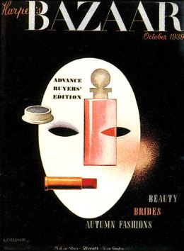 Harper's Bazaar cover design, A.M. Cassandre, 1939