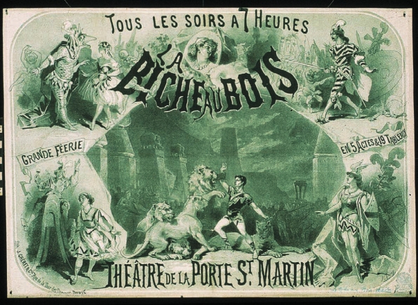 Poster for La biche au bois (The Doe in the Wood), Jules Chéret, 1866