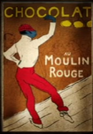 Chocolat Au Moulin Rogue poster from Moulin Rouge!, Silvana Azzi Heras, 2001